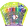 Coffret 16 Stylos à Paillettes Disney Stitch – Couleurs Éclatantes