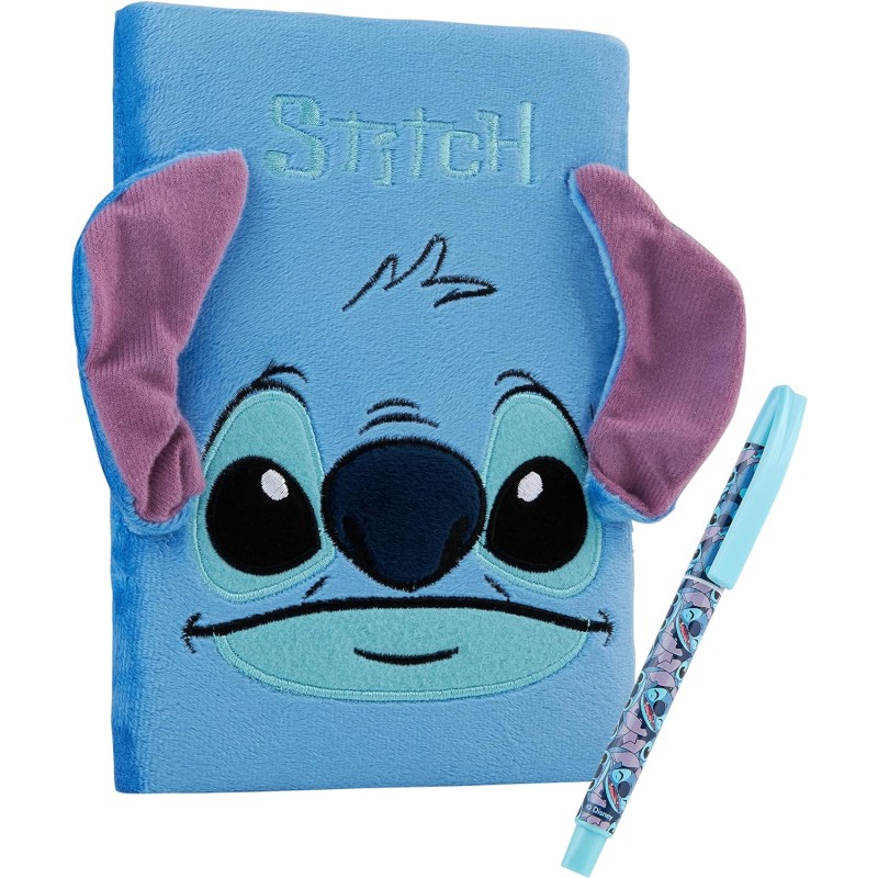 Carnet A5 Peluche Stitch - Cahier Pour Filles, Couverture Douce, Idéal Pour École Ou Loisirs Créatifs